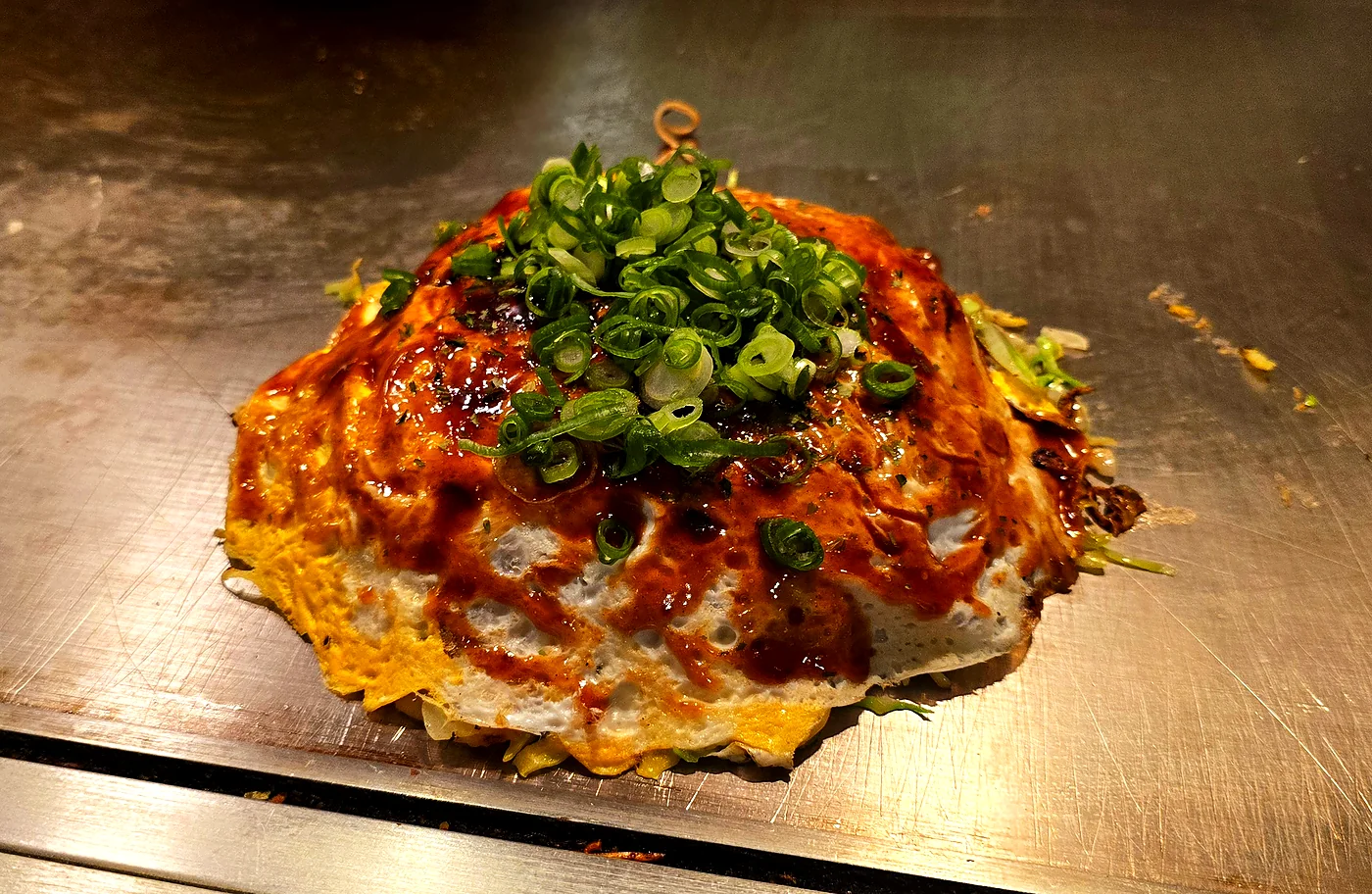 Okonomiyaki - placek z Osaki